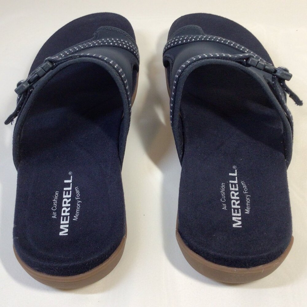 Merrell Sandals Slide Navy Size 8 - New - Picture 5 of 8